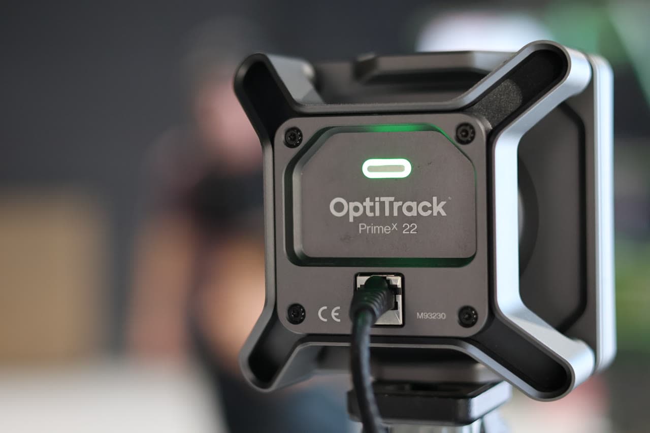 OptiTrack PrimeX 22 camera close-up